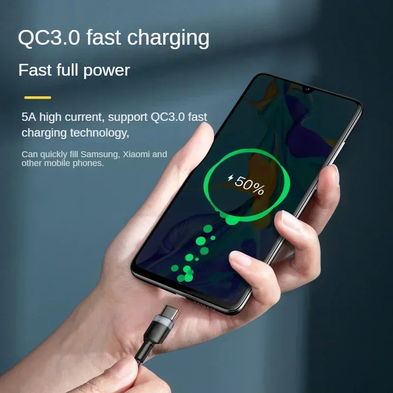 USB C TO USB C Cable 120W Fast Charger